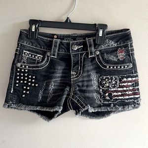 Miss Me America shorts. Americana. USA shorts. 4th of July. MissMe